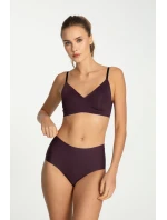 Jednoduchá košeľová podprsenka Dark Plum - Julimex Jednoduchá košeľová podprsenka Dark Plum - Julimex