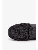 Pánske snehové topánky na zips s kožušinovou izoláciou čierne Linnora Pánske snehové topánky na zips s kožušinovou izoláciou čierne Linnora