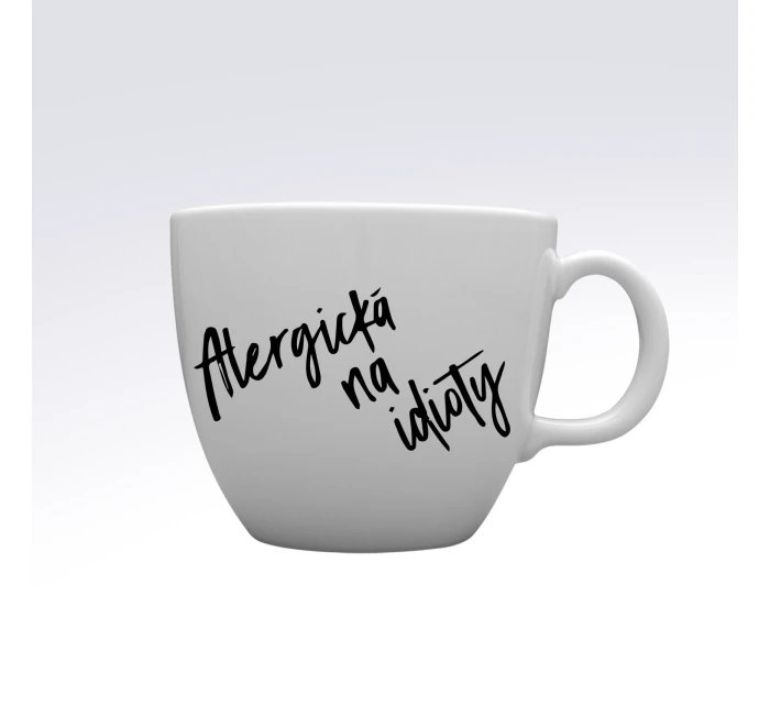 ALERGICKÁ NA IDIOTY - MEGA XXL keramický hrnek 1000 ml