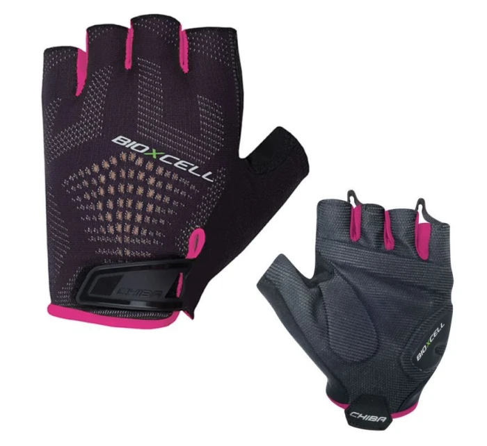 Rukavice CHIBA BIOXCELL SUPER FLY black pink L