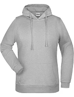 JN 795 Dámská mikina s kapucí model 22430398 grey heather - Daiber