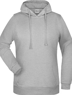JN 795 Dámská mikina s kapucí model 22430398 grey heather - Daiber