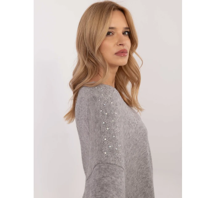 Jumper DHJ SW 17690.21 sivý Jumper DHJ SW 17690.21 sivý