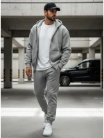 Pánské šedé tepláky Dstreet model 21962436 - FashionStreet Pánské šedé tepláky Dstreet model 21962436 - FashionStreet