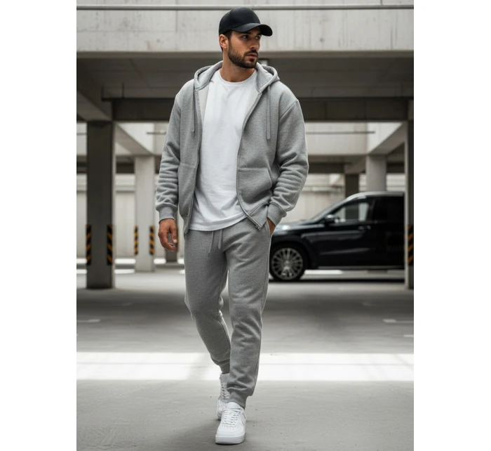 Pánské šedé tepláky Dstreet model 21962436 - FashionStreet Pánské šedé tepláky Dstreet model 21962436 - FashionStreet