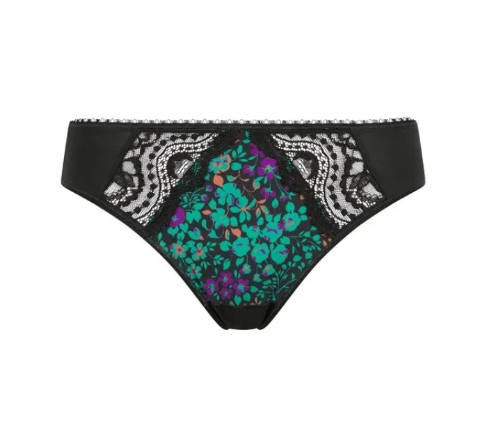 Dámske krajkové nohavičky PLAYTEX FLOWER ELEGANCE MINI BRIEF - PLAYTEX - čierna