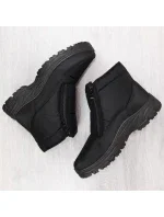 Novinky M EVE439 čierne zateplené snehové topánky