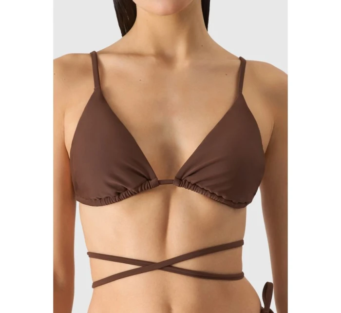 Dámský horní díl plavek model 21430948 Hnědý - 4F