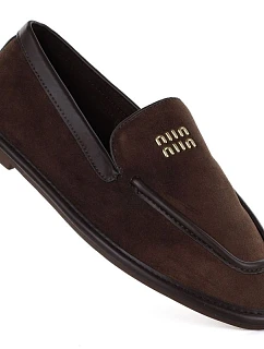 Dámské semišové boty brown model 22097226 - VINCEZA