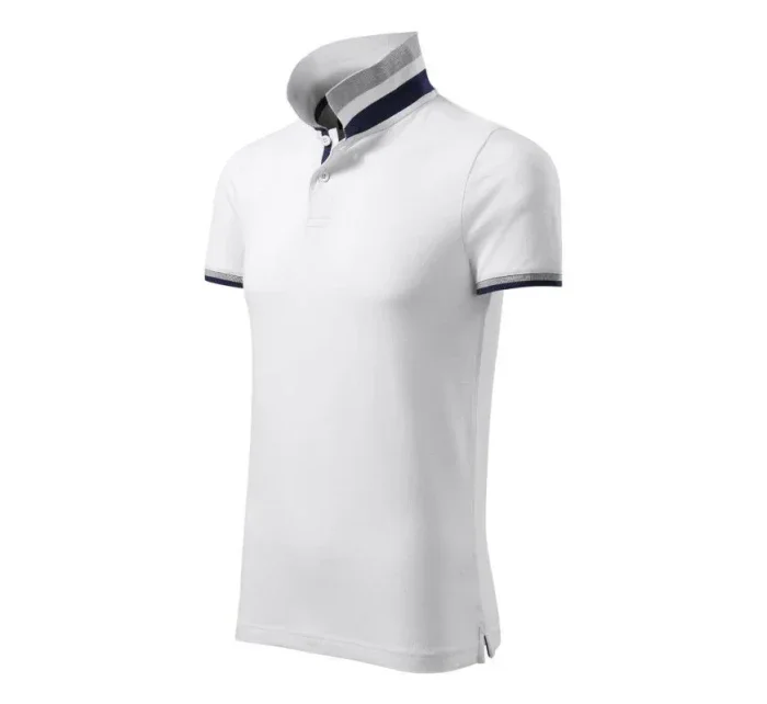 Malfini Collar Up M MLI-25600 biele polo tričko