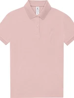 B&C My Polo 210 /women Dámske polo tričko z hrubej bavlny 01.W463 blush pink