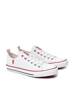 Męskie Skórzane Trampki BIG STAR JJ174069 Białe Męskie Skórzane Trampki BIG STAR JJ174069 Białe