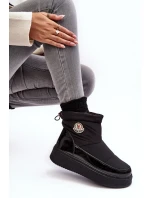 Dámské sněhule na platformě černé model 21636243 - Boto