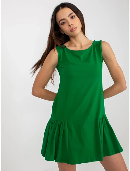 Dámské šaty EM TU TU HS 20 model 18027455 zelená - FPrice Dámské šaty EM TU TU HS 20 model 18027455 zelená - FPrice