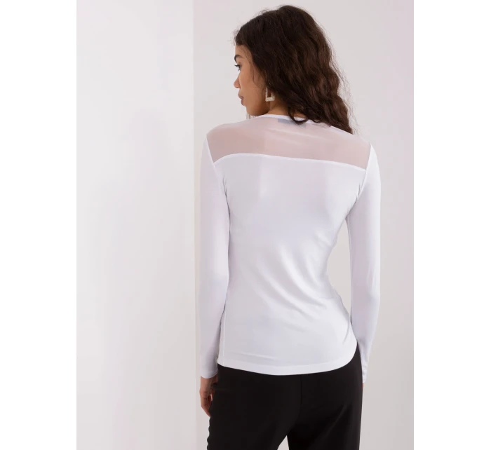 Bluzka RV BZ model 19034319 biały - FPrice Bluzka RV BZ model 19034319 biały - FPrice