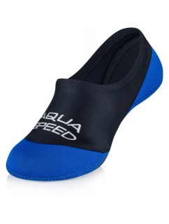 AQUA SPEED Ponožky na plavání Neo Black/Navy Blue Pattern 11