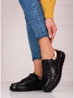 Originálne tenisky čierne dámske bez podpätku Originálne tenisky čierne dámske bez podpätku