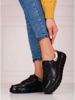 Originálne tenisky čierne dámske bez podpätku