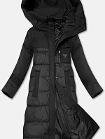 Zimná bunda Libland zo zmiešaných materiálov čierna (7820)