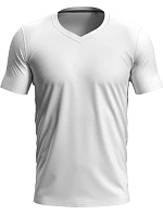 Stedman Stretch-T V-neck Pánske tričko s výstrihom do V 05.9610 biele