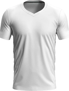 Stedman Stretch-T V-neck Pánske tričko s výstrihom do V 05.9610 biele