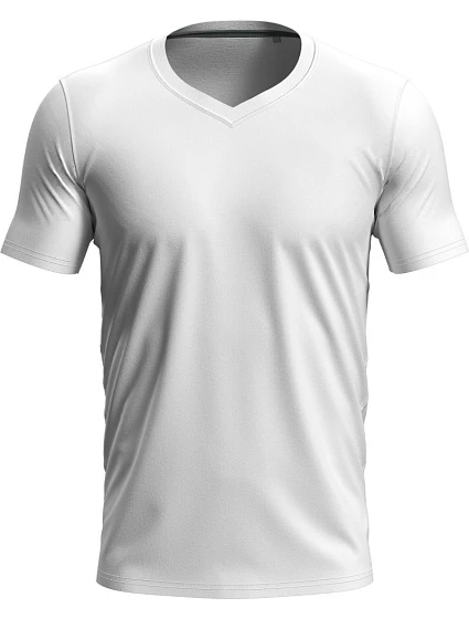 Stedman Stretch-T V-neck Pánske tričko s výstrihom do V 05.9610 biele