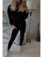 Láska velúrová súprava čierna