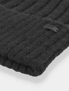 Dámská zimní čepice s logem model 21645345 Černá - 4F