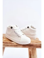 Dětské klasické vysoké tenisky Big Star LL374002 Bílá Dětské klasické vysoké tenisky Big Star LL374002 Bílá