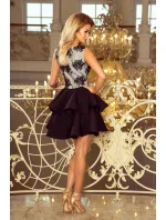 Dámske šaty krajkové 200-3-XL - Čierne