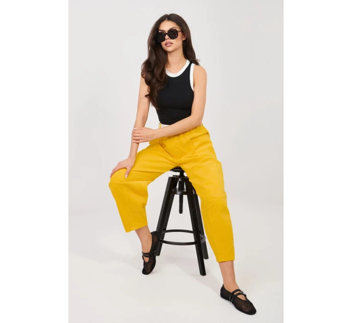 Šnúrové nohavice model 225096 Rue Paris