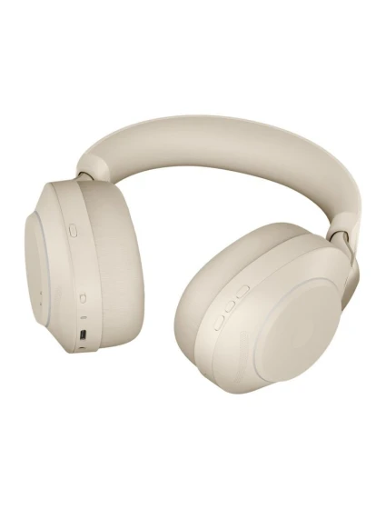 Jabra Evolve2 85 UC Stereo slúchadlá do uší Link380a, béžová