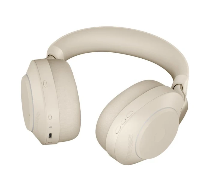 Jabra Evolve2 85 UC Stereo slúchadlá do uší Link380a, béžová