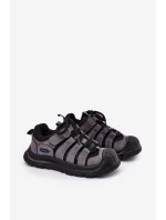 Chłopięce Buty Sportowe Trekkingowe Czarne Falenisa