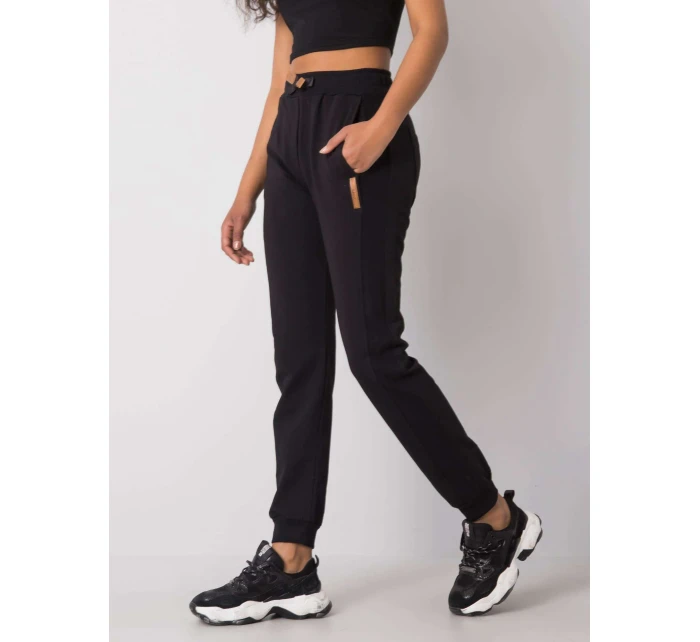 Spodnie dresowe RV DR model 20961730 czarny - FPrice Spodnie dresowe RV DR model 20961730 czarny - FPrice