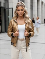 Dámská prošívaná bunda beige Dstreet model 21982790 - FashionStreet