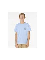 Detské tričko RIP CURL STAPLE TEE – BOY, modré Detské tričko RIP CURL STAPLE TEE – BOY, modré