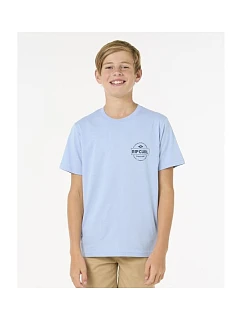 Detské tričko RIP CURL STAPLE TEE – BOY, modré