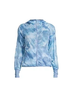 Kurtka damska CASALL Breeze Printed Running Jacket kolor granatowy Kurtka damska CASALL Breeze Printed Running Jacket kolor granatowy