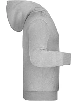 JN Dětská mikina s kapucí 02. grey heather model 22414016 - Daiber