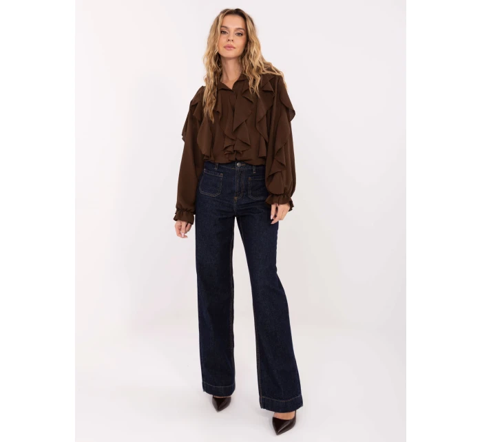 Koszula MI KS model 21757384 brązowy - FPrice