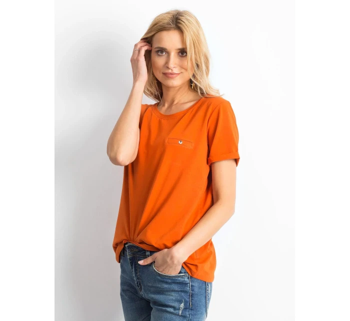 Tričko RV TS 4838.51P tmavo oranžová