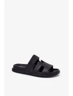 Dámske penové papuče - čierne