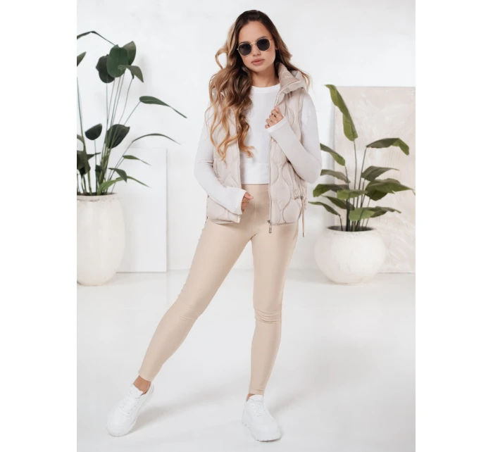 FashionStreet béžové dámske legíny UY2731