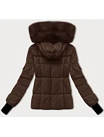 Dámská zimní bunda v barvě s odepínací kapucí model 21248241 - S'WEST Dámská zimní bunda v barvě s odepínací kapucí model 21248241 - S'WEST