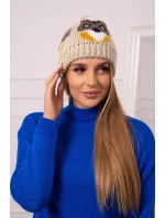 Dámska čiapka Ofelia K349 beige Dámska čiapka Ofelia K349 beige