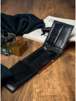 Pánske peňaženky [DH] 324 RBA D BLACK RED čierna