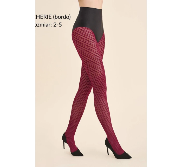 Silné pančuchy - vzor CHERIE