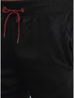 Pánské tepláky se stahovací šňůrkou černé Dstreet model 21980082 - FashionStreet