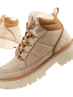 O'neill topánky zimné trappery dámske zateplené členkové topánky módne béžové hnedé dámske